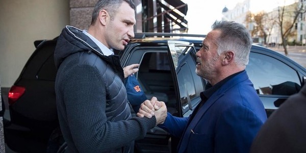 Кличко зустрівся зі Шварценеггером: «I’ll be back!» - пообіцяв Арнольд
