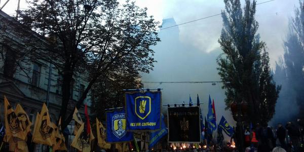 Націоналісти пройшлися маршем по Києву