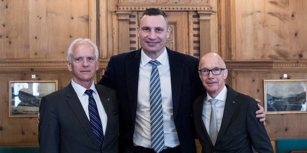 Віталій Кличко зустрівся з мерами Давоса та Сент-Галлена