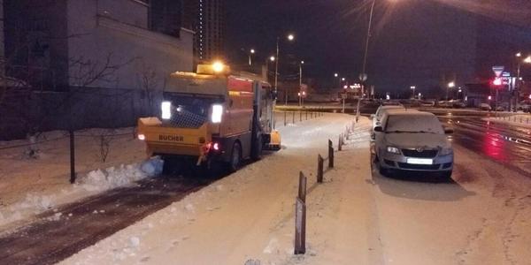 Заметіль у Києві: на ранок місто повністю розчистили