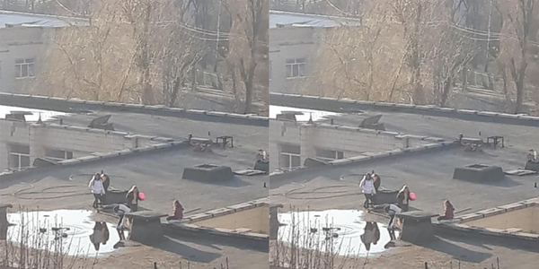 На Солом’янці  діти гуляють на даху покинутого дитячого садка
