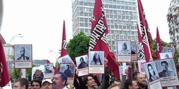 У столиці пройшла акція проти святкування Дня Перемоги