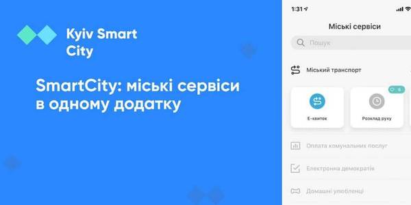 Усі міські сервіси в одному телефоні: презентували додаток Kyiv Smart City