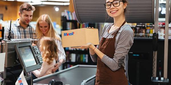 У продуктових мережах запрацювали поштомати Meest Express