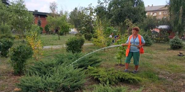 На вулиці Малишка розпочали будувати сквер