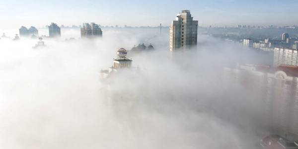 У Києві сьогодні туман: рівень небезпеки – жовтий