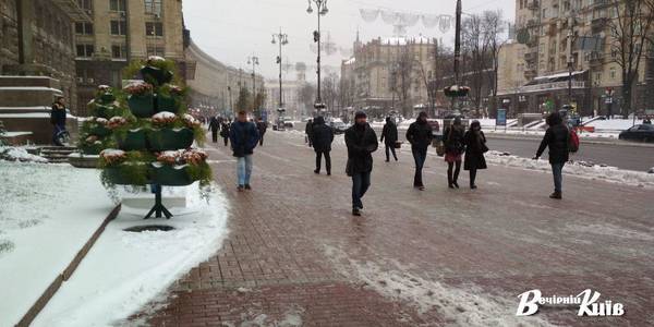 У грудні та січні Хрещатик закриють для пішоходів на вихідні