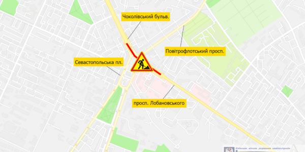 У тунелі під Севастопольською площею обмежать рух