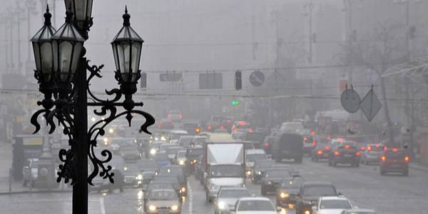 На Київ суне вологий атмосферний фронт