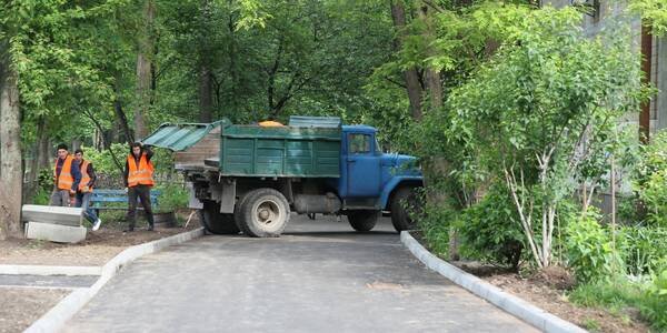Погода вносить корективи у ремонти міжквартальних проїздів на Солом’янці