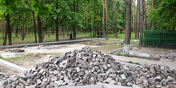 Спритні «ділки» знищують газон у столичному парку