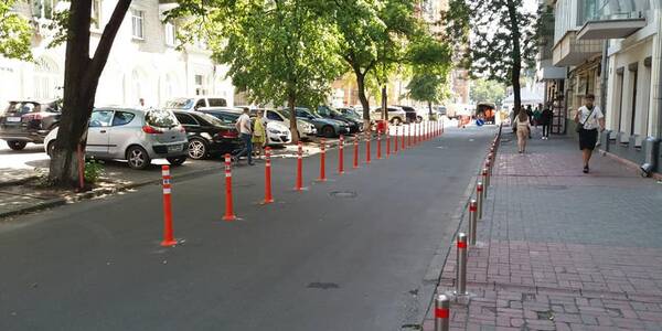«Героям парковки» заблокували дорогу на Печерську