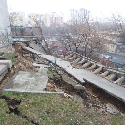 Мешканці налякані масштабами обвалу