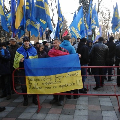 Володимир та Микола приїхали на мітинг з Кіровограду