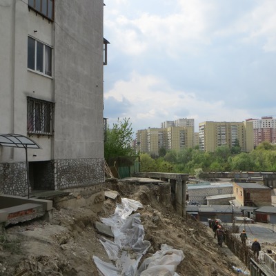 Минулого року тут стався зсув, який загрожував будинку