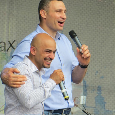 До уроку приєдналися Мустафа Найєм і Віталій Кличко