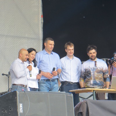 ... і поспілкувався скайп-конференцією зі Львовом