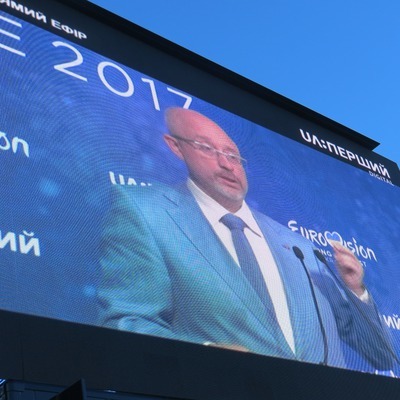 Під час прямої трансляції Олексій Резніков презентував Київ як потенційного господаря Євробачення