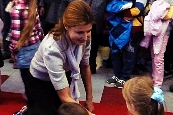 На прем'єру завітала перша леді України Марина Порошенко