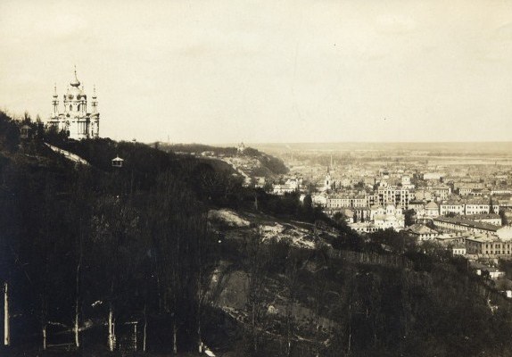 Володимирська гірка, Андріївська церква, Поділ. 1918-й рік.