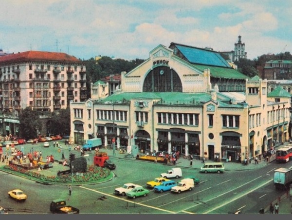 Фасад Бессарабського ринку, фото 1980-х років
