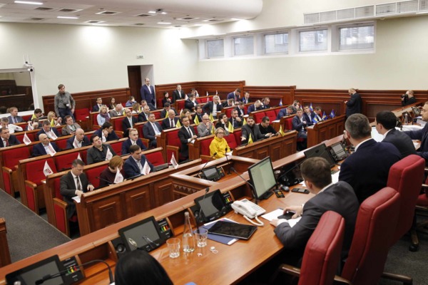 Робочі моменти депутатів Київради 29 листопада