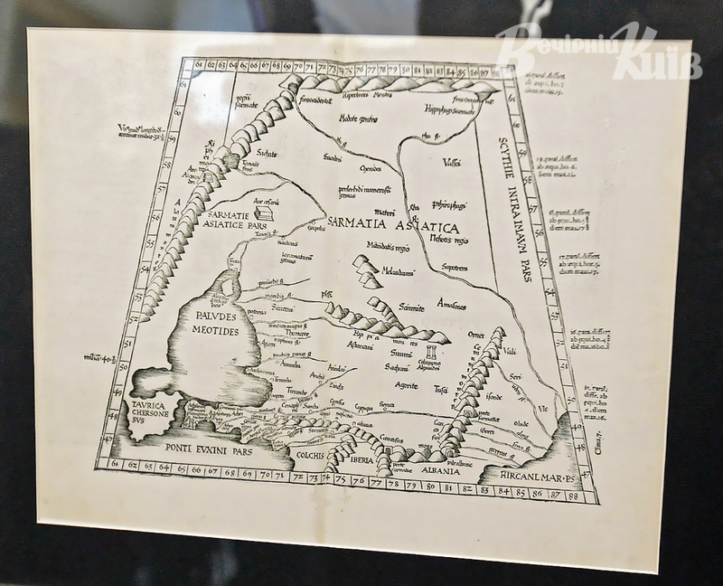 Азійська Сарматія (від Крима до Каспійського моря), Клавдій Птоломей, 2 ст. н.е. (надрукована у 1525)