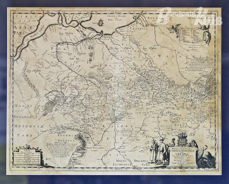 Генеральна карта України, автор Гійом ле Вассер де Боплан, 1648