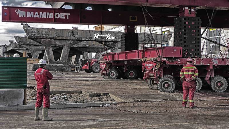 Один із Шулявських прольотів над проспектом Перемоги