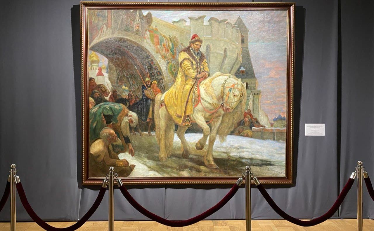 Картина Михайла Паніна, представлена у Музеї Тараса Шевченка. Фото: Тетяна Асадчева