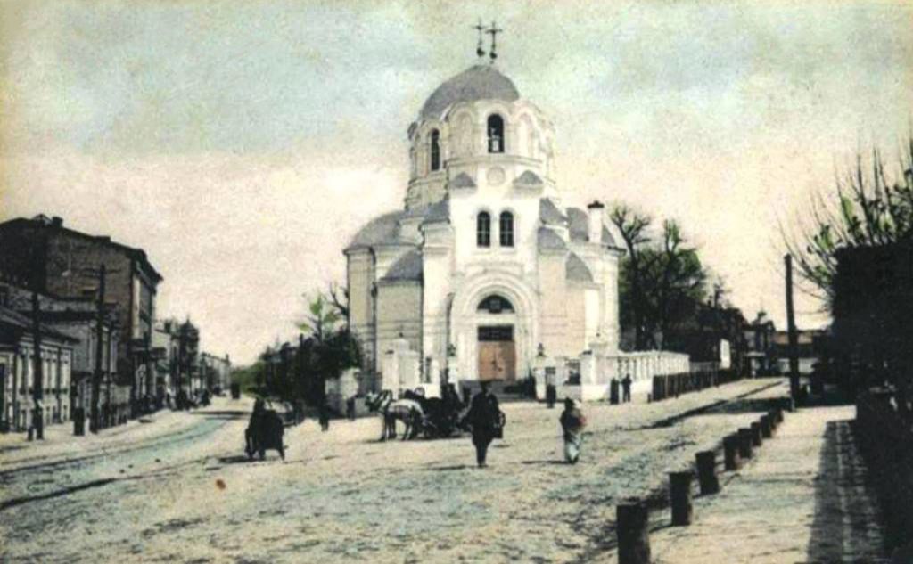Стрітенська церква на листівці ХІХ сторіччя. Фото з відкритих джерел