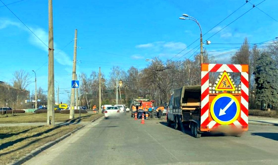 Рух ускладнений у напрямку вулиці Академіка Туполєва. Фото: патрульна поліція Києва