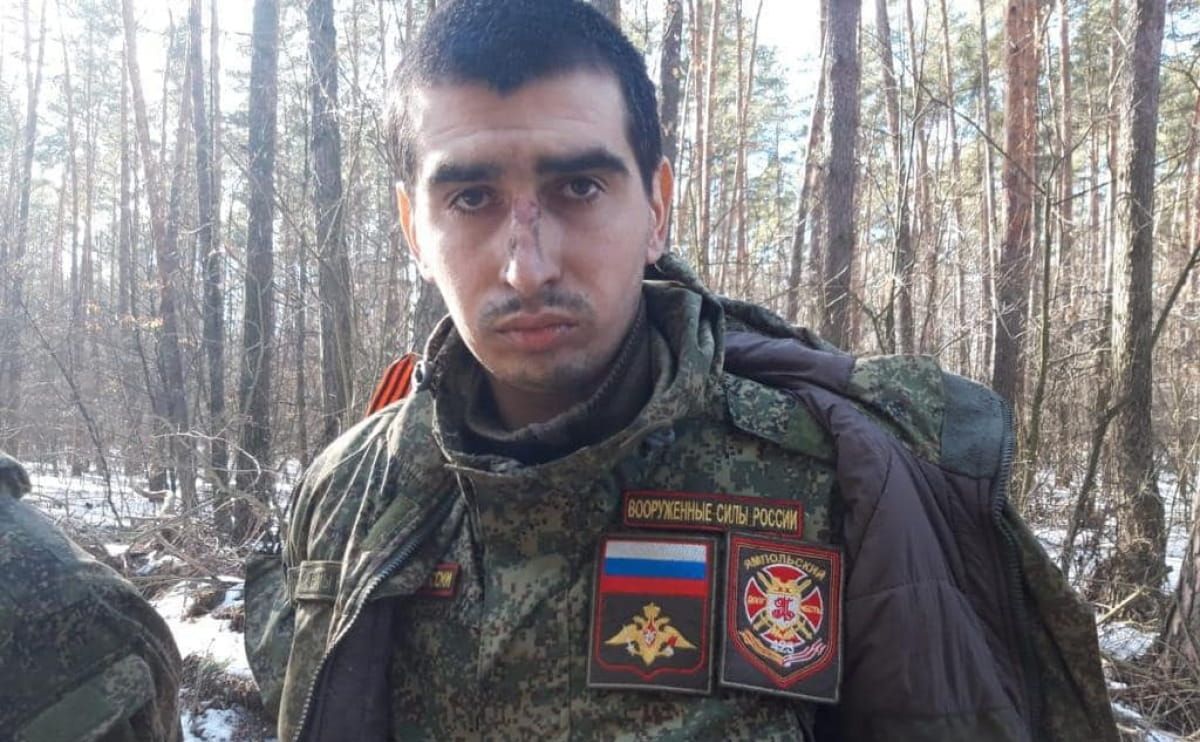 Полонений росіяний. Фото ЗСУ
