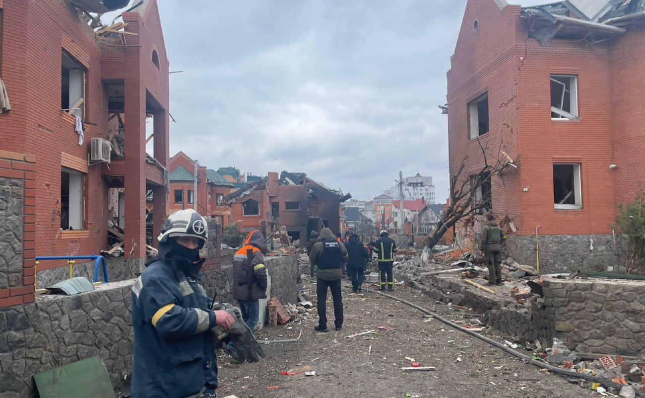 Приватний сектор у Білій Церкві після ракетного удару: поліція Київщини