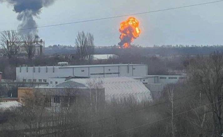 Ракетний обстріл Вінницього аеропорту Фото: Відкриті джерела