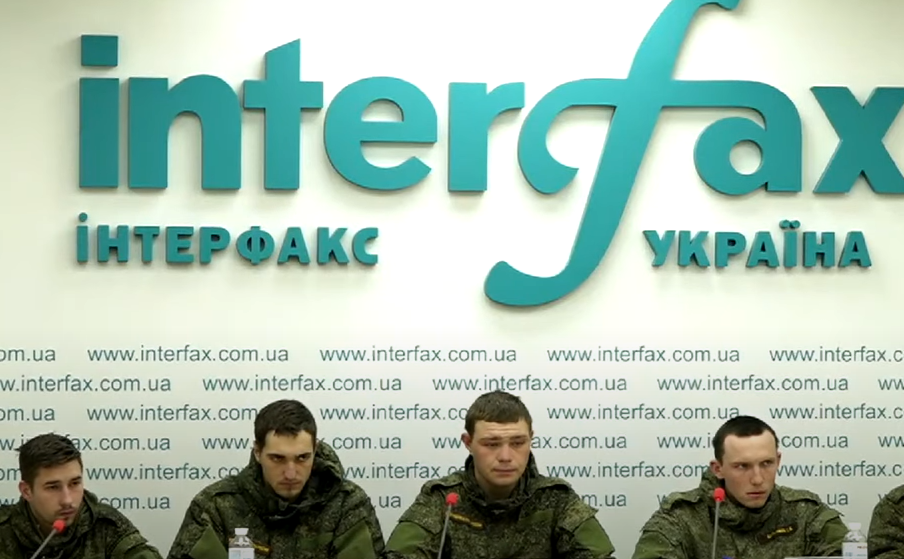 Пресконференція полонених в Інтерфаксі 9 березня