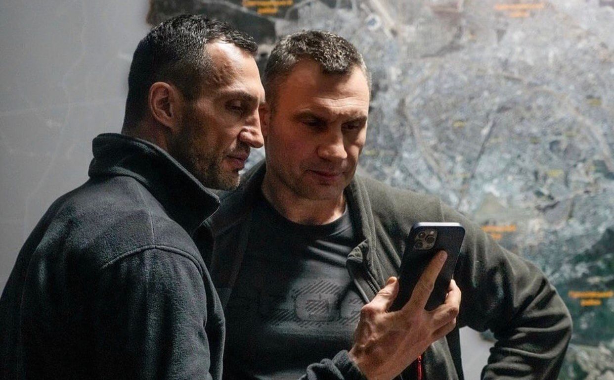 Брати Клички — Володимир та Віталій. Фото: інстраграм Володимира Кличка