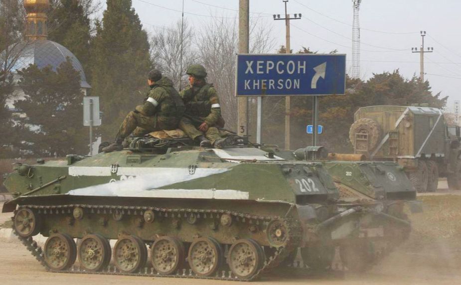 Окупанти в Херсоні. Фото з відкритих джерел