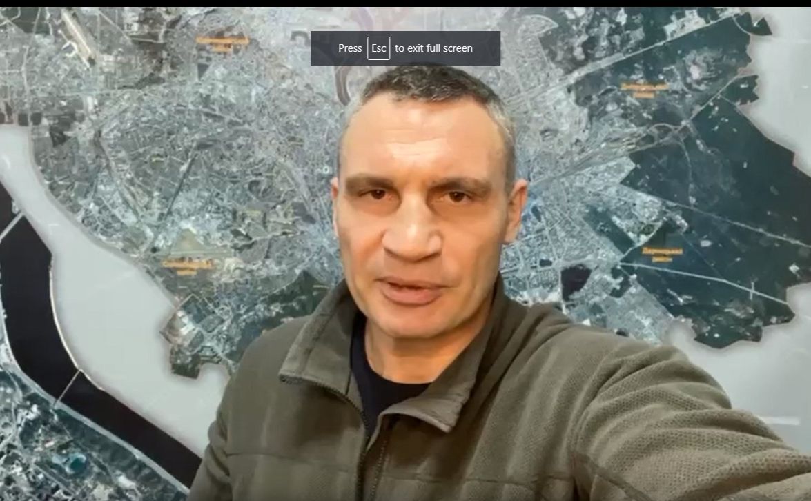 Віталій Кличко. Скрін відео