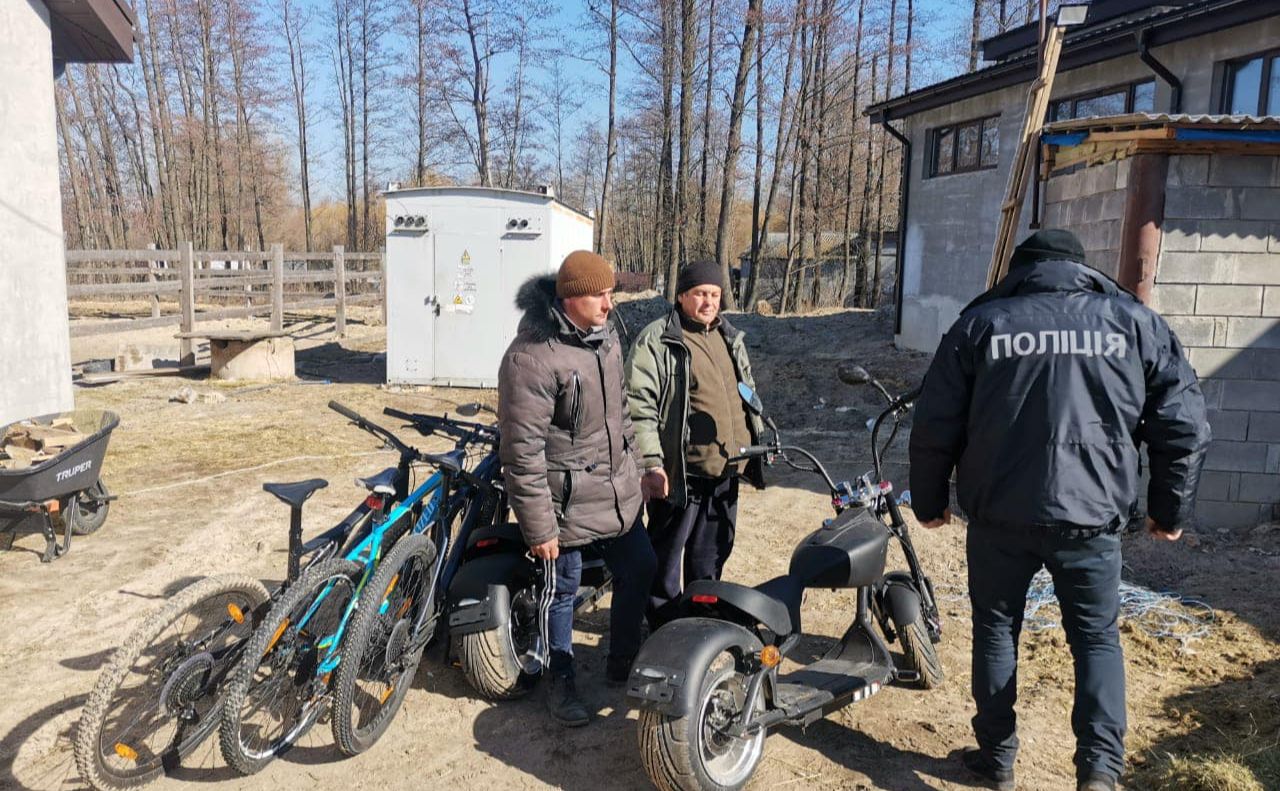 Мародерам загрожує до 8 років ув’язнення. Фото: поліція Київщини