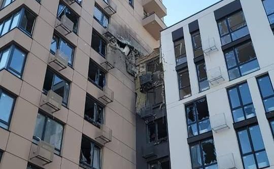 Росіські війська обстріляли в ніч на 23 березня Святошинський та Шевченківський райони Фото: КМДА
