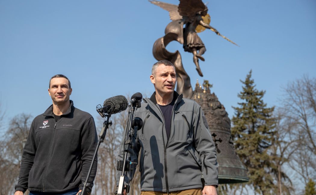 Володимир та Віталій Кличко. Фото: пресслужба мера