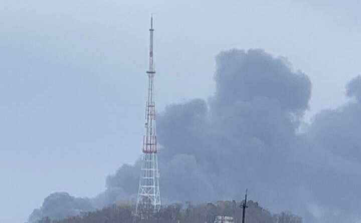 Обстріл Львова. Фото: з відкритих джерел