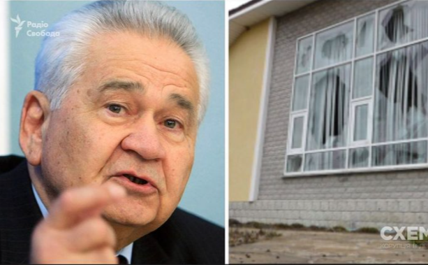 Обстріляний будинок Вітольда Фокіна у Дарницькому районі Києва