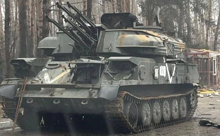 Техніка ворога в небоєздатному стані. Фото: Генштаб ЗСУ
