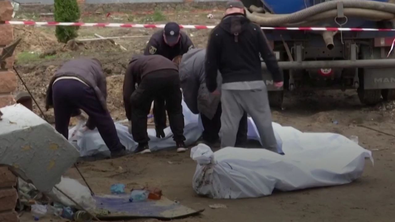 У селі Бузова вбито щонайменьше 50 мешканців. Фото: Скрін BBC