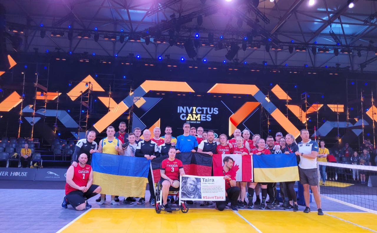Українська команда у Нідерландах. Фото: українська команда Invictus Games