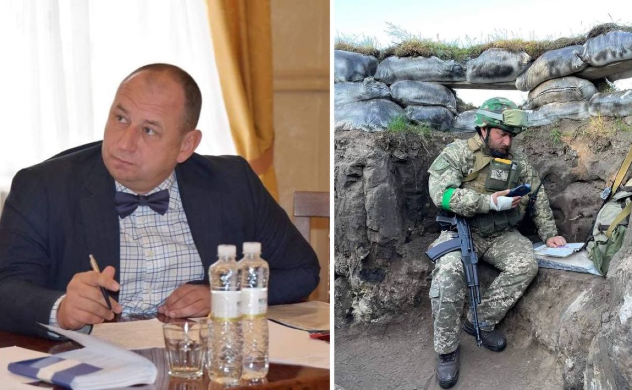 Федір Шандор до повномасштабної війни та у час. Колаж: Даша Гришина