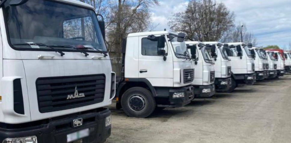 Машини «МАЗ» передали у розпорядження АРМА. Фото: Київська міська прокуратура