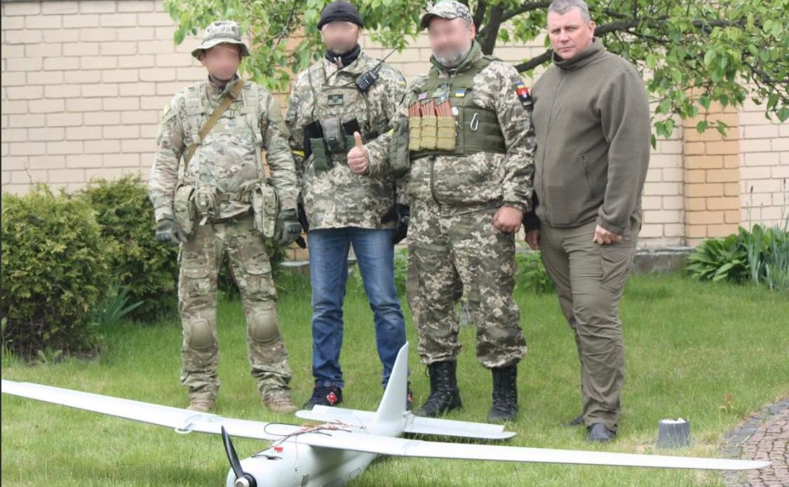 Безпілотник російського виробництва «посадили» біля столиці. Фото: фб Бучанська міська рада